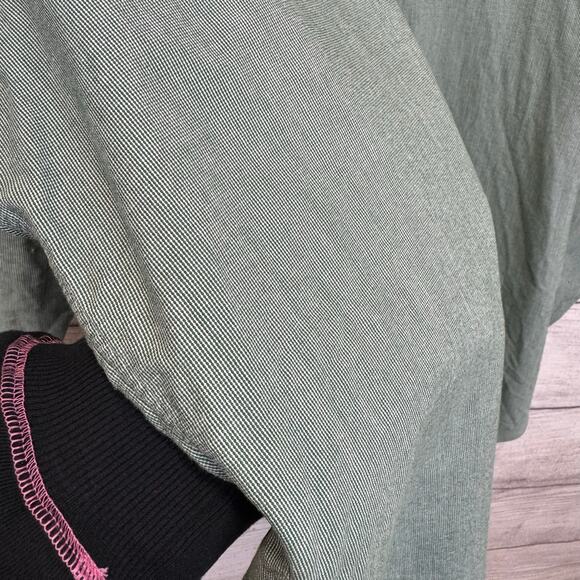 Ralph Lauren Men's Blake Cotton Green Button Up Long Sleeve Shirt Size Large - Picture 6 of 7